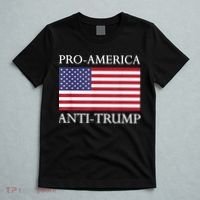 Pro America Anti Trump American Usa Flag Resist T-Shirt thumb 5