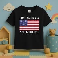 Pro America Anti Trump American Usa Flag Resist Toddler T-Shirt thumb 3