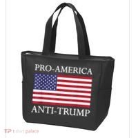 Pro America Anti Trump American Usa Flag Resist Tote Bag thumb 3