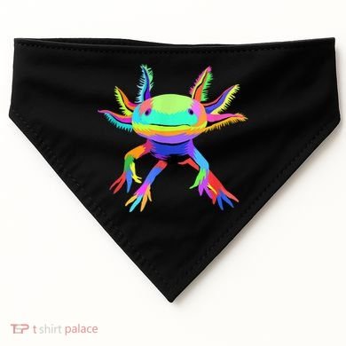 Pop Art Axolotl USA-Made Doggie Bandana