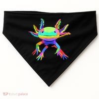 Pop Art Axolotl USA-Made Doggie Bandana thumb 0