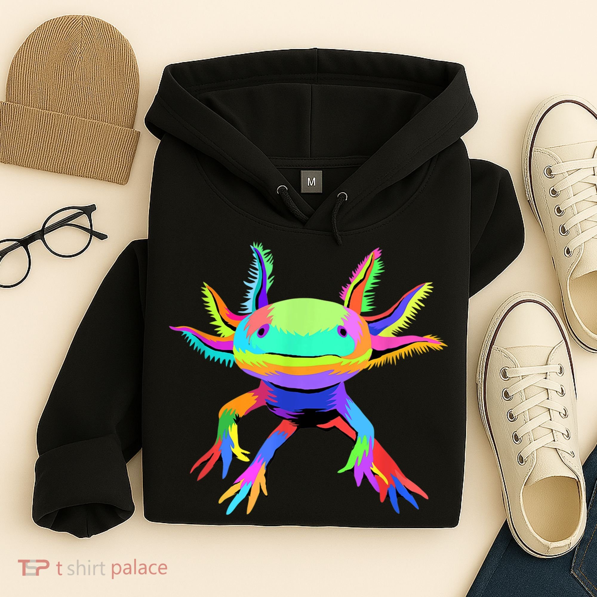 Pop Art Axolotl Hoodie