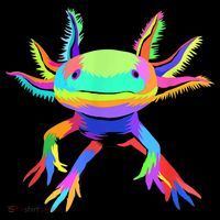 Pop Art Axolotl Hoodie thumb 7