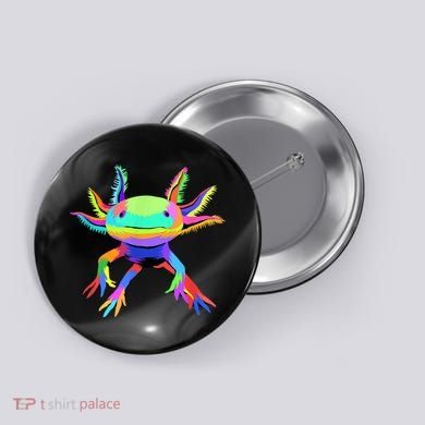 Pop Art Axolotl Button