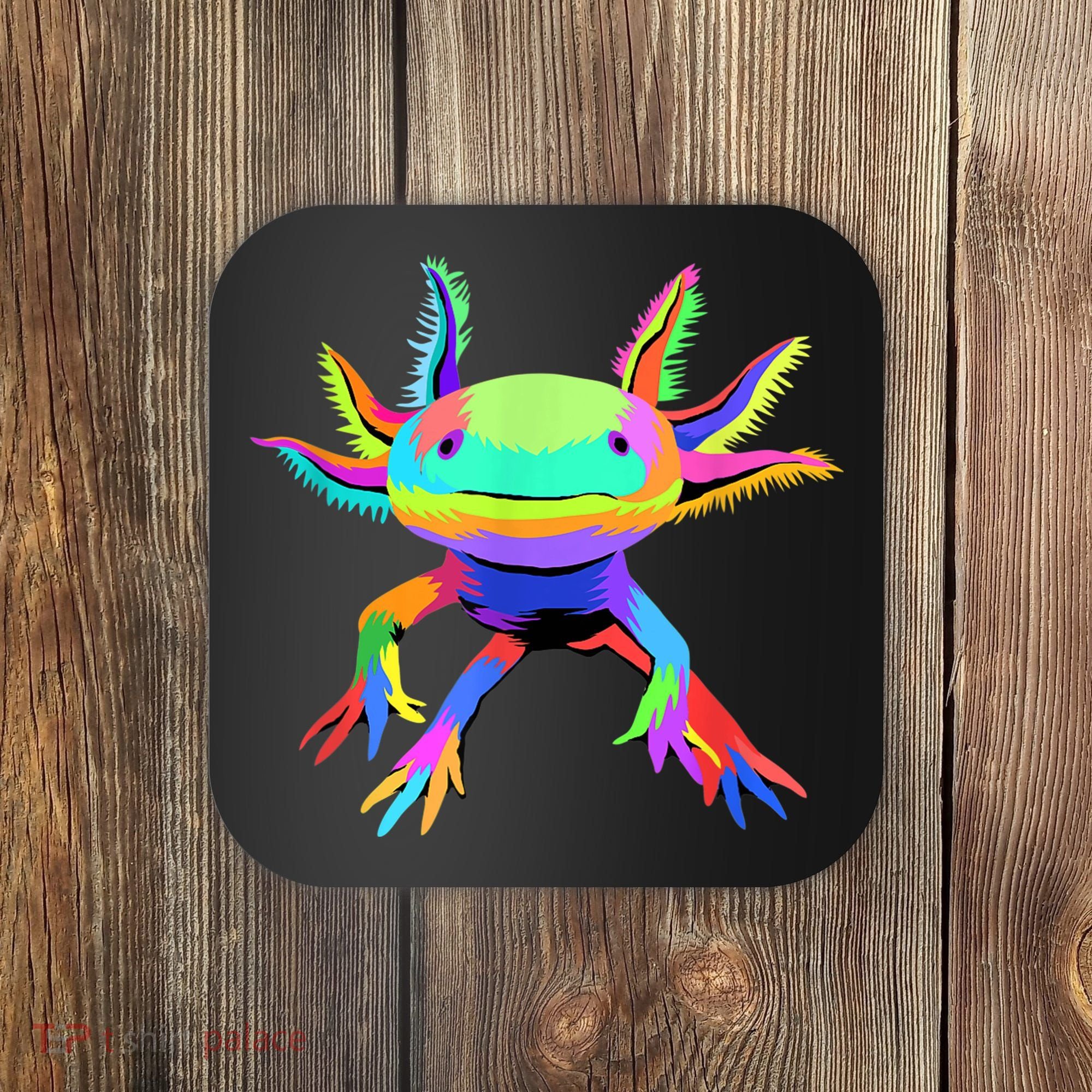 Pop Art Axolotl Coaster