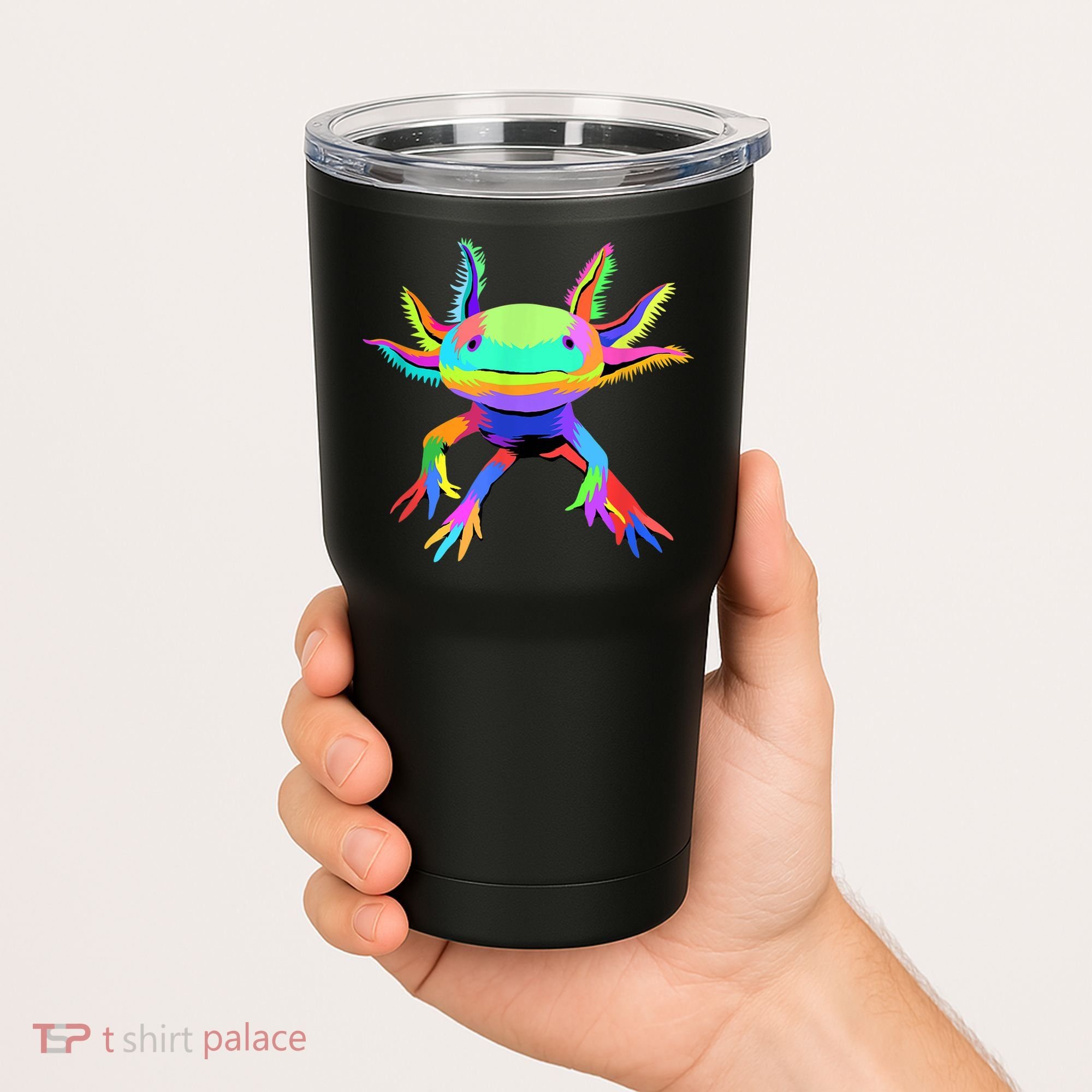 Pop Art Axolotl Tumbler