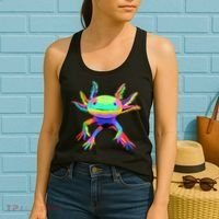 Pop Art Axolotl Women's Tank Top thumb 2
