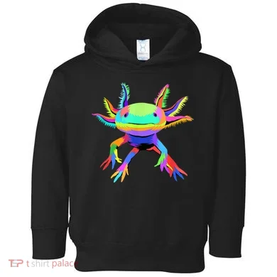 Pop Art Axolotl Toddler Hoodie
