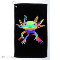 Pop Art Axolotl Golf Towel thumb 0