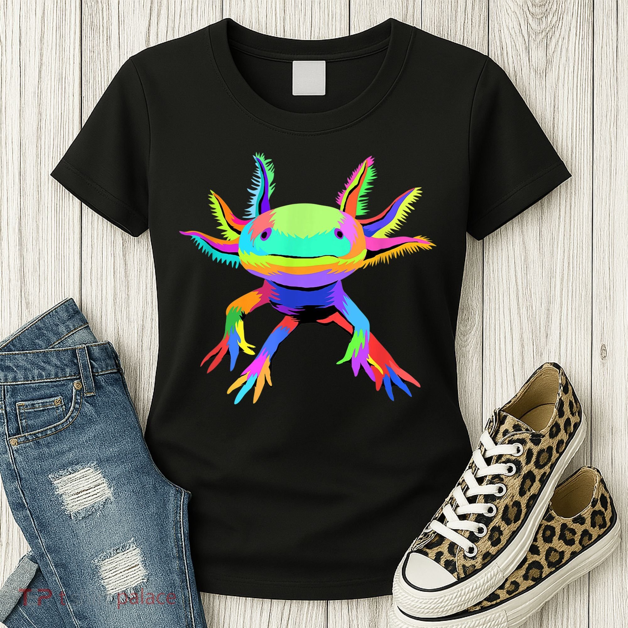 Pop Art Axolotl Women's T-Shirt