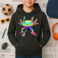 Pop Art Axolotl Kids Hoodie thumb 2