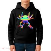 Pop Art Axolotl Kids Hoodie thumb 4