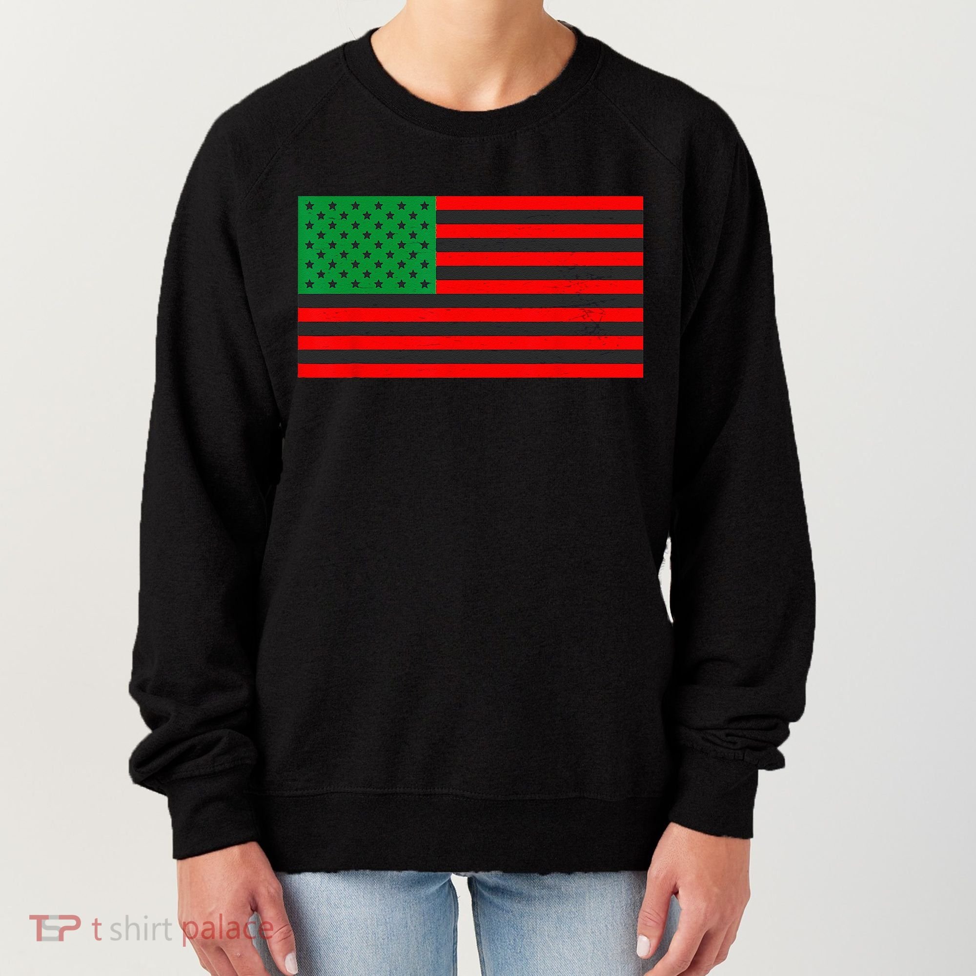 Pan African American Flag Women's Sweatshirt