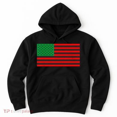 Pan African American Flag Hoodie