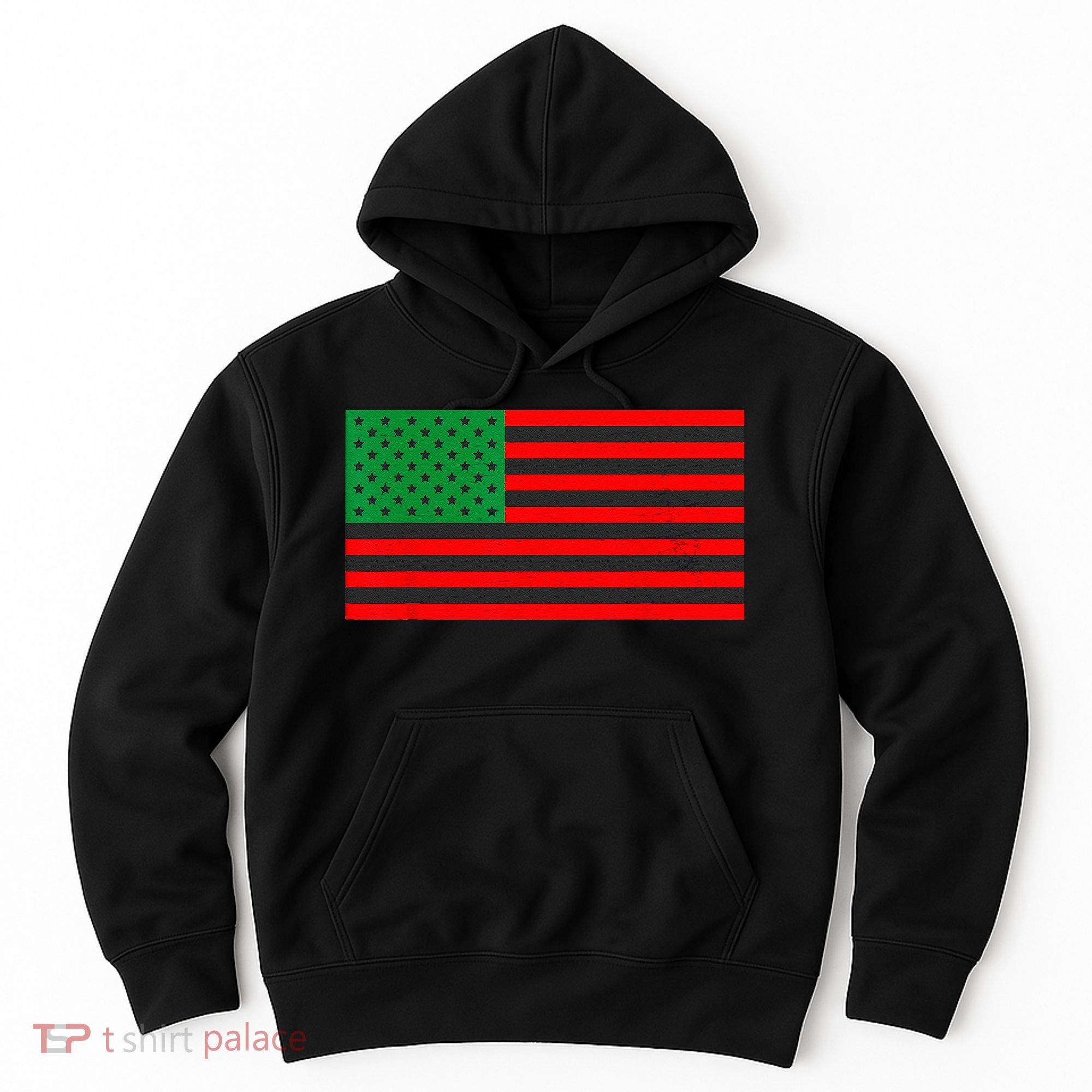 Pan African American Flag Hoodie