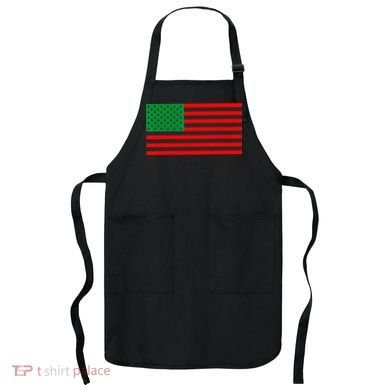 Pan African American Flag Apron
