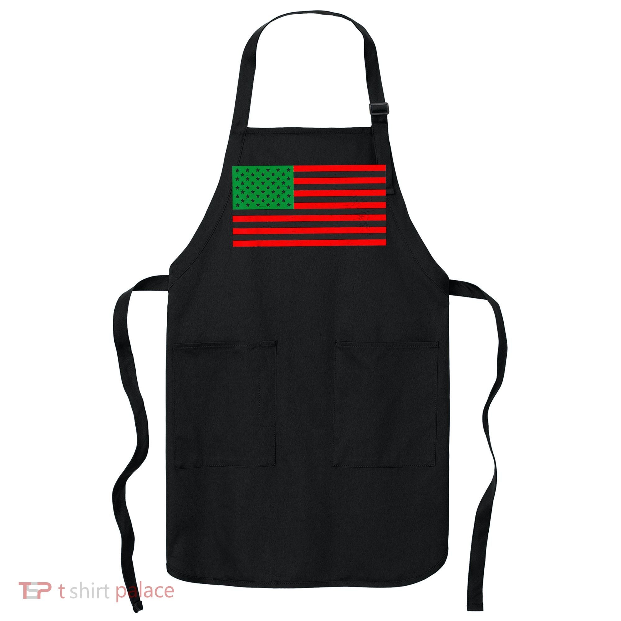 Pan African American Flag Apron