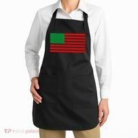 Pan African American Flag Apron thumb 2