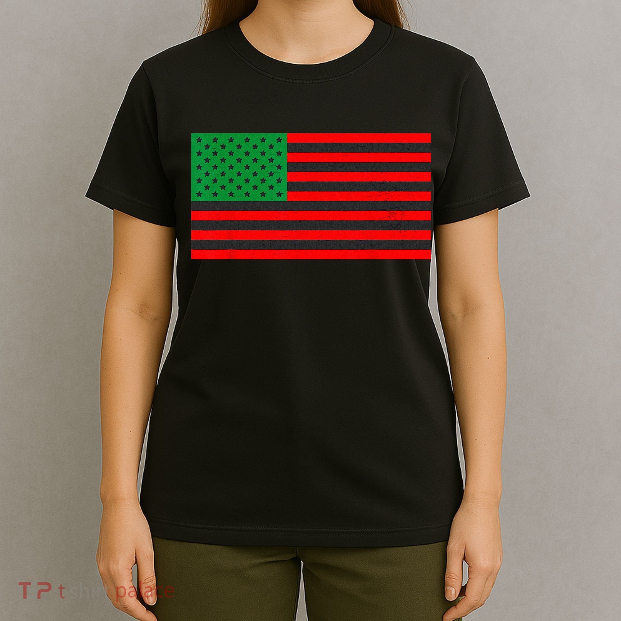Pan African American Flag T-Shirt
