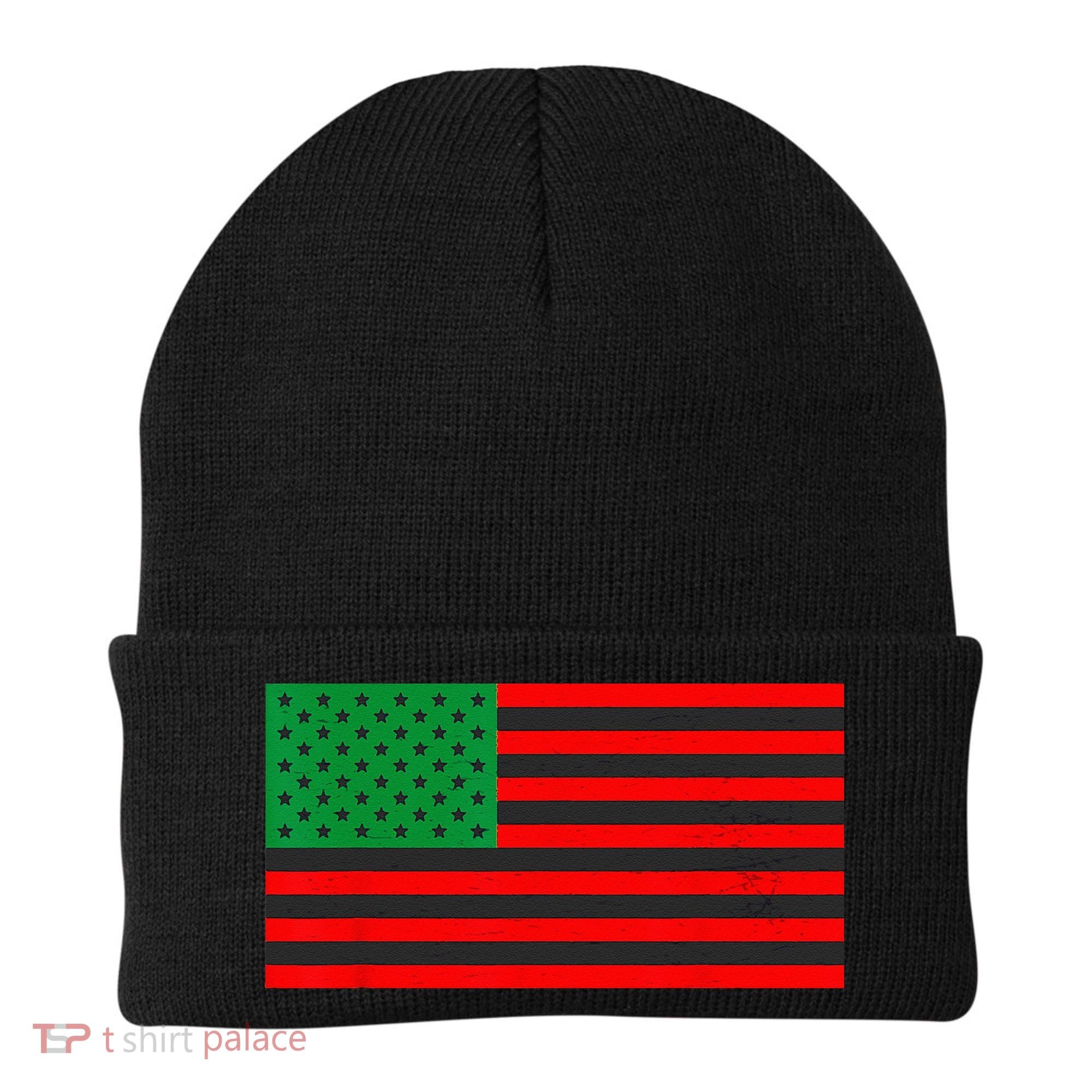 Pan African American Flag Beanie