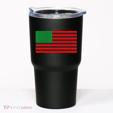 Pan African American Flag Tumbler