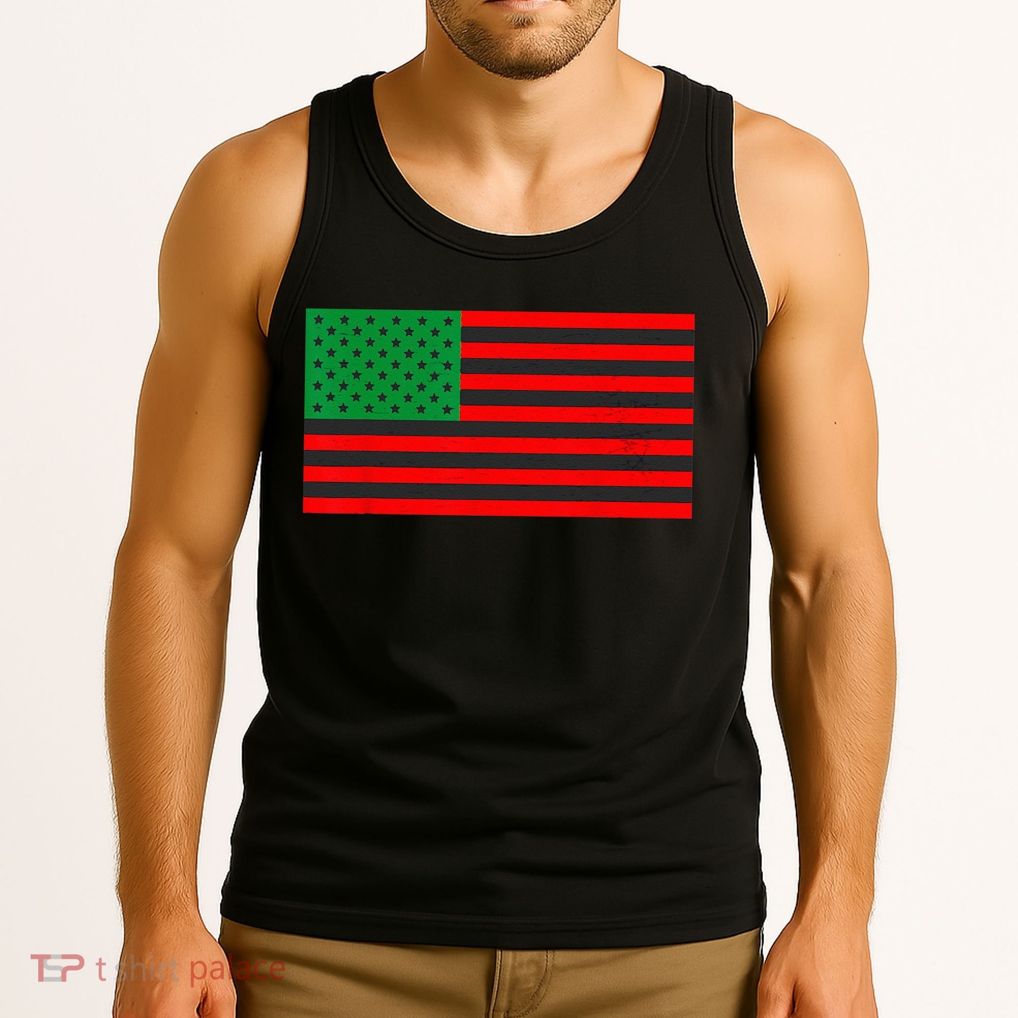 Pan African American Flag Tank Top