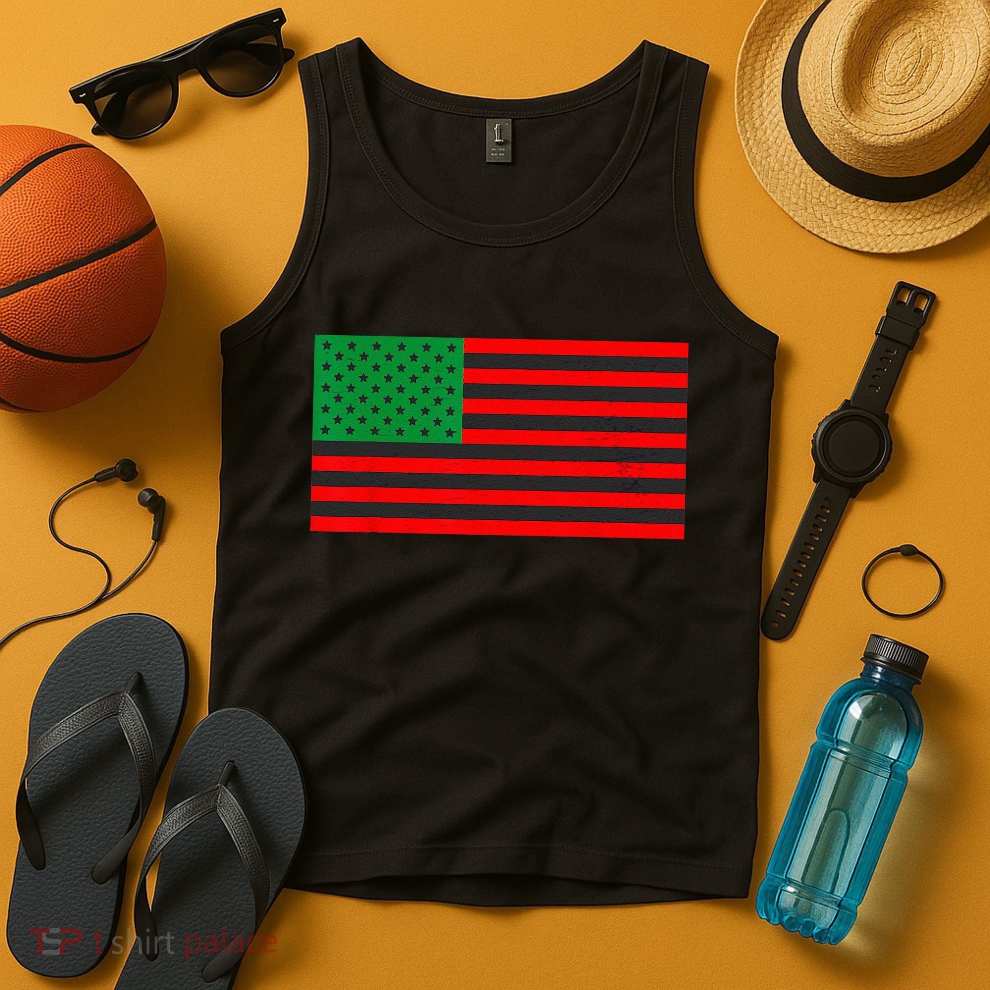 Pan African American Flag Tank Top
