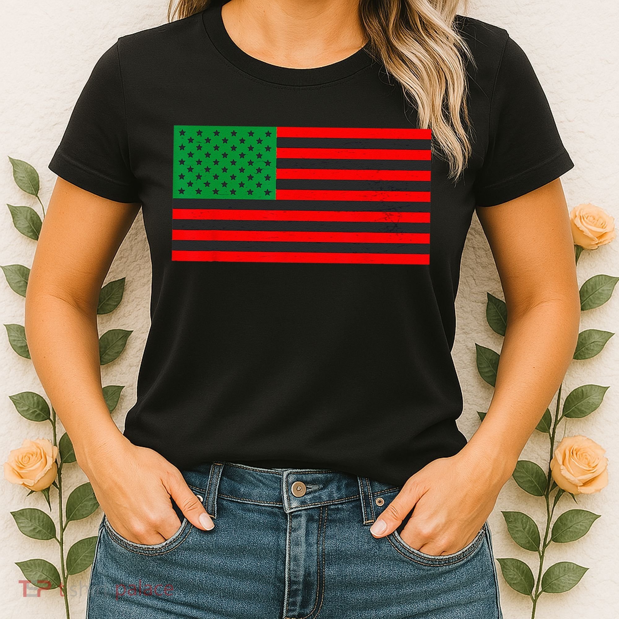 Pan African American Flag Women's T-Shirt