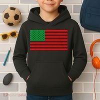 Pan African American Flag Kids Hoodie thumb 2