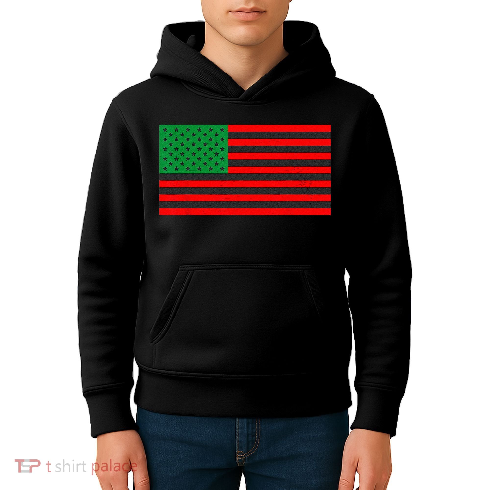 Pan African American Flag Kids Hoodie