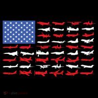 Pilot Airplane American Flag Plane Aviation Gift Women's Hoodie thumb 2