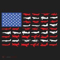 Pilot Airplane American Flag Plane Aviation Gift Hat thumb 2