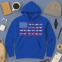 Pilot Airplane American Flag Plane Aviation Gift Hoodie thumb 3
