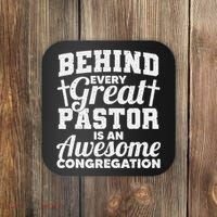 Pastor Appreciation Art Preacher Clergy Christian  Coaster thumb 0