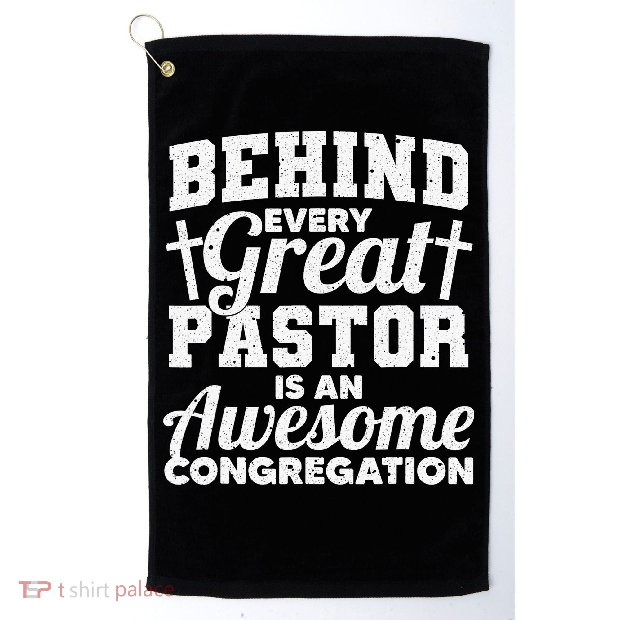 Pastor Appreciation Art Preacher Clergy Christian  Golf Towel