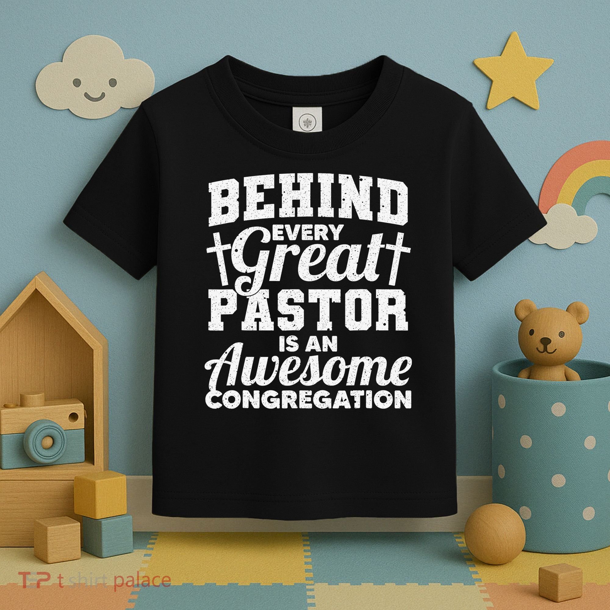 Pastor Appreciation Art Preacher Clergy Christian  Toddler T-Shirt
