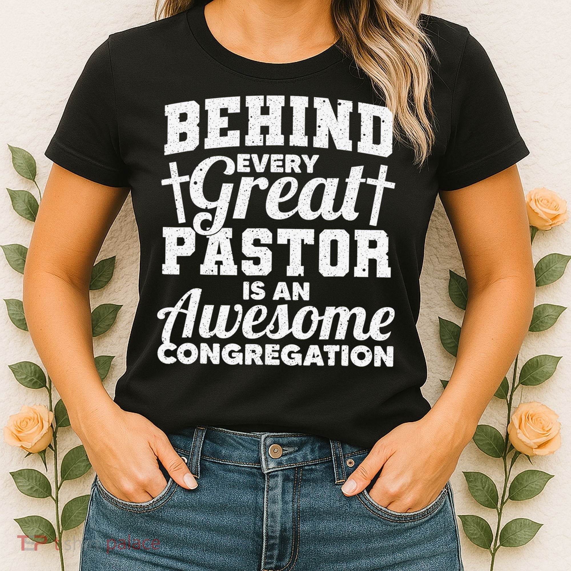 Pastor Appreciation Art Preacher Clergy Christian  Women's T-Shirt