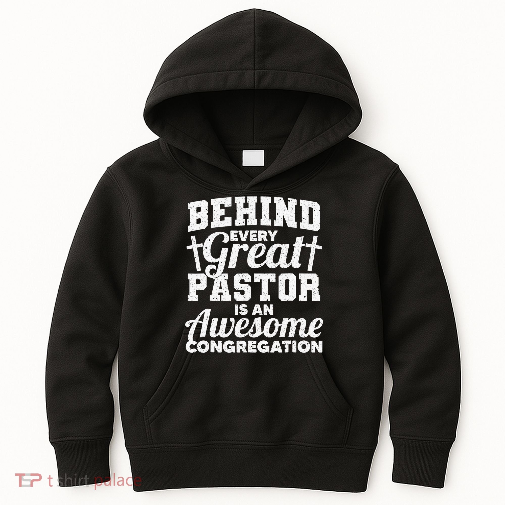 Pastor Appreciation Art Preacher Clergy Christian  Kids Hoodie