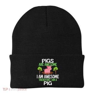 Pigs Are Awesome I Am Awesome Therefore I Am A Pig Beanie