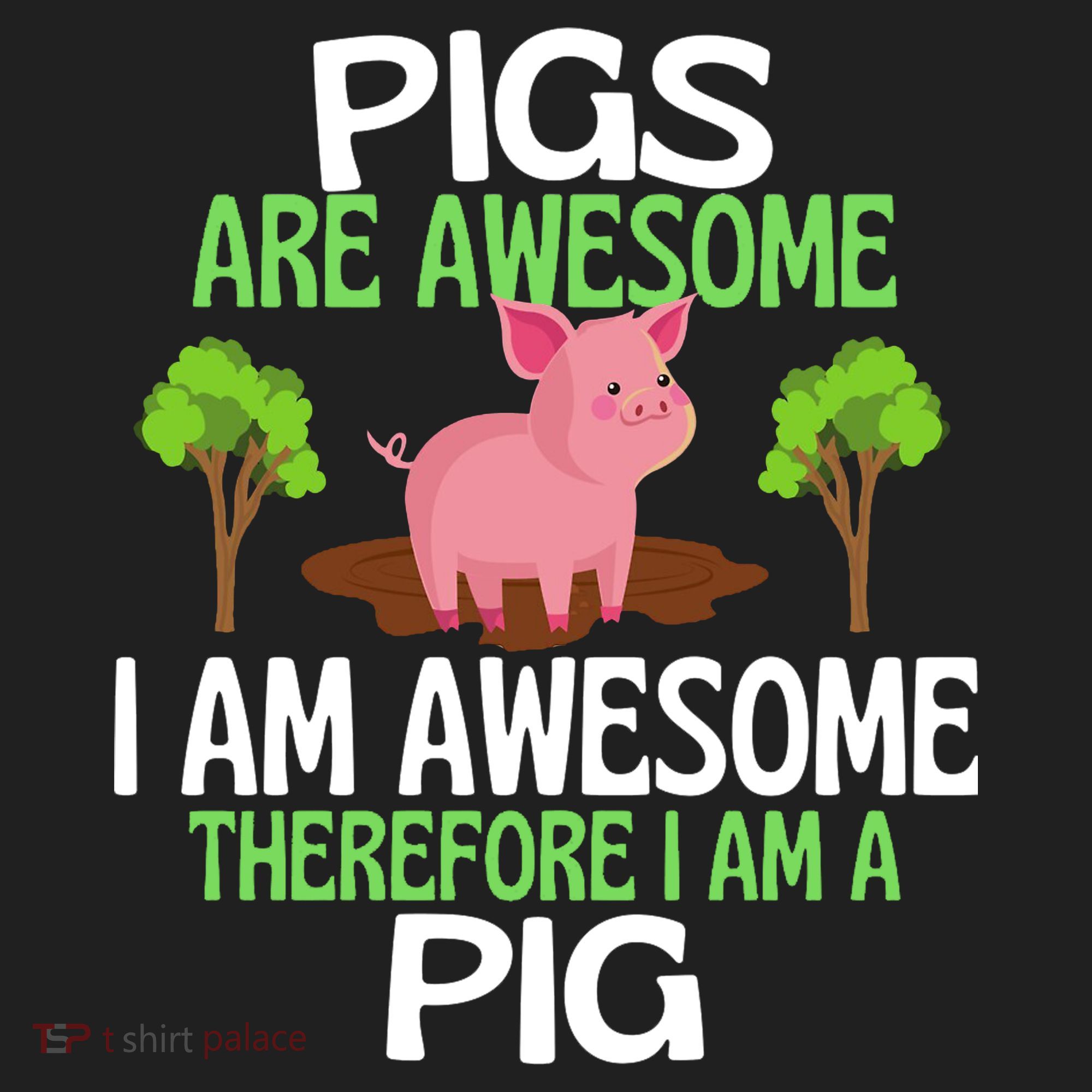 Pigs Are Awesome I Am Awesome Therefore I Am A Pig Beanie