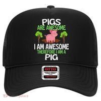 Pigs Are Awesome I Am Awesome Therefore I Am A Pig Hat thumb 0
