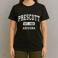 Prescott Arizona Az Vintage Established Sports T-Shirt thumb 4