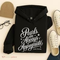 Pearls Are Always Appropriate Jackie Kennedy Hoodie thumb 4