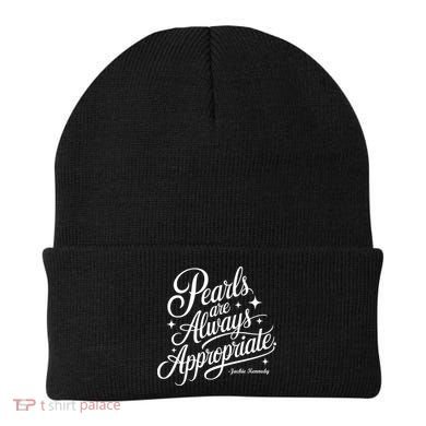 Pearls Are Always Appropriate Jackie Kennedy Beanie