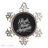 Pearls Are Always Appropriate Jackie Kennedy Ornament thumb 0