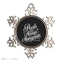 Pearls Are Always Appropriate Jackie Kennedy Ornament thumb 0