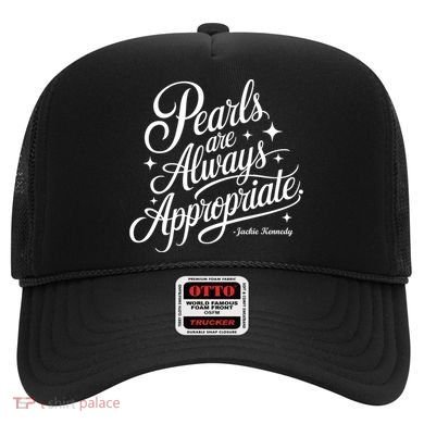 Pearls Are Always Appropriate Jackie Kennedy Hat