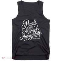 Pearls Are Always Appropriate Jackie Kennedy Tank Top thumb 0