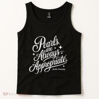 Pearls Are Always Appropriate Jackie Kennedy Tank Top thumb 2