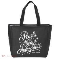 Pearls Are Always Appropriate Jackie Kennedy Tote Bag thumb 0